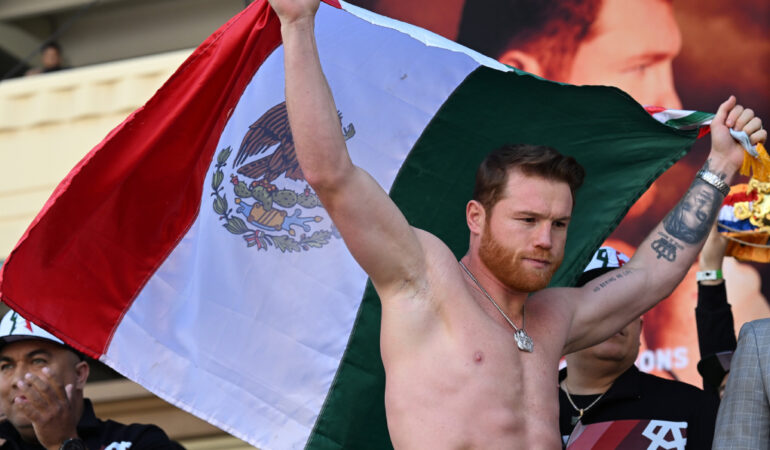 Canelo Álvarez defendió a México de la mala imagen. FOTO: Mexsport