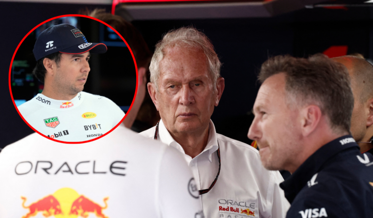Checo Pérez tendrá un lugar en Red Bull hasta 2026 / Fotos: Reuters