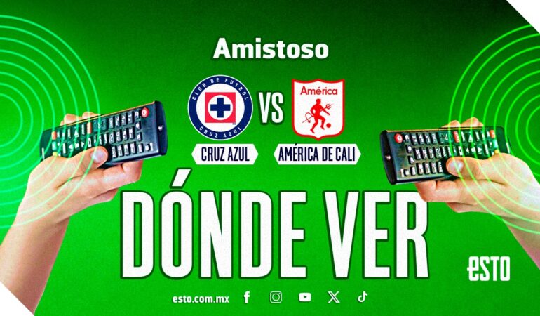 Cruz Azul y América de Cali juegan un amistoso. FOTO: Especial