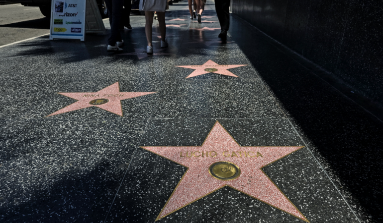 El Paseo de la Fama de Hollywood cuenta con estrellas de mexicanos. Foto: Oswaldo Figueroa _ ENVIADO