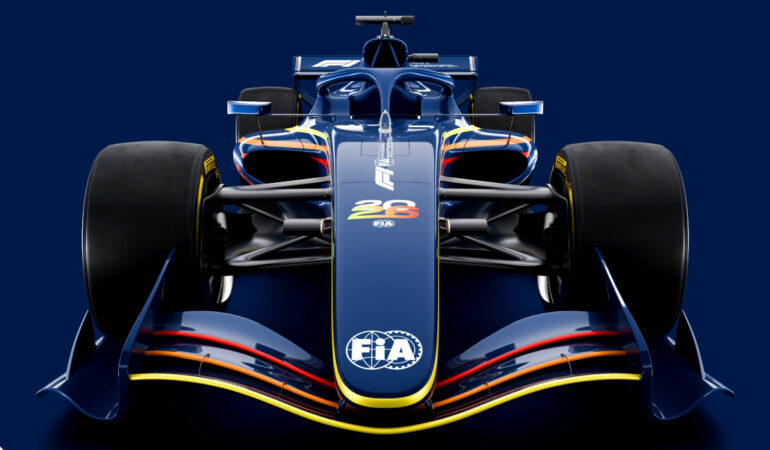 FIA presentó el monoplaza que se usará en la F1 en 2026. FOTO: @F1