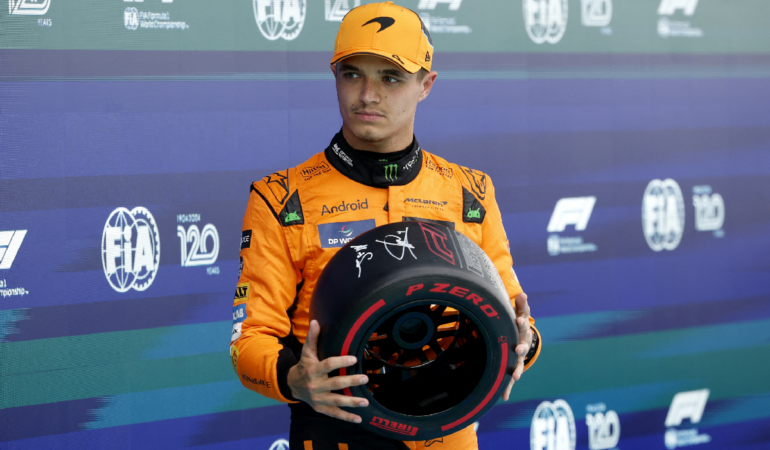 Lando Norris marcha tercero en el Campeonato de Pilotos de la Fórmula 1 / Foto: Reuters
