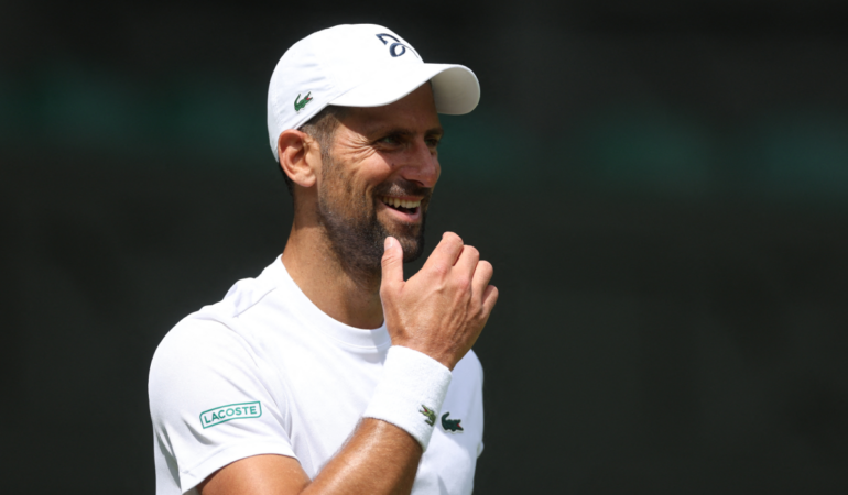 Novak Djokovic recién se recuperó de su lesión / Foto: Reuters