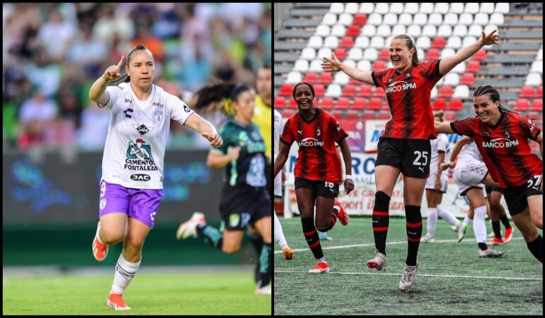 Pachuca enfrentará a un rival de calidad internacional / Foto: Mexsport y Cortesía @acmilanwomen