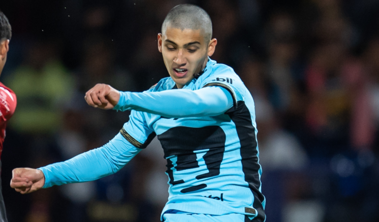 Santiago López es canterano de Pumas. FOTO MEXSPORT