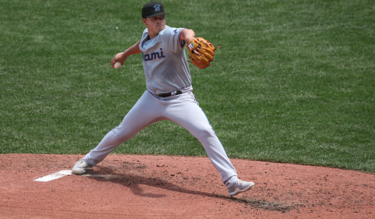 Valente Bellozo, feliz de su debut en la MLB. FOTO: Reuters