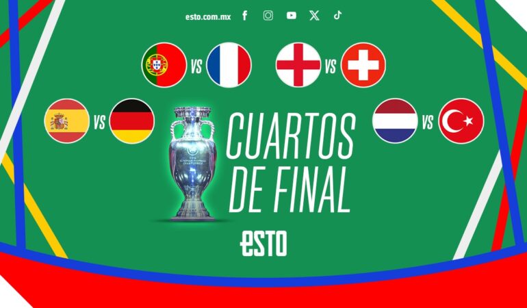 ¡Hay cuartos de Final en la Eurocopa 2024! Todos los cruces y horario de los partidos