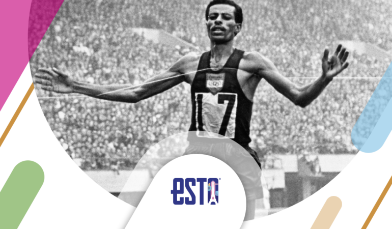 Abebe Bikila, el primer medallista negro de la historia olímpica. Foto: Reuters