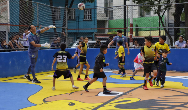 América inauguró una cancha en la CDMX FOTO_ Ramón Romero