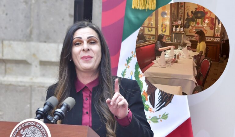 Ana Guevara creó polémica en redes sociales tras ser captada en un importante restaurante de París