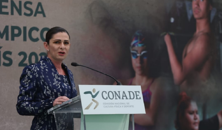 Ana Guevara no cree que los atletas puedan rendir, sin el apoyo de la CONADE FOTO conadeoficial