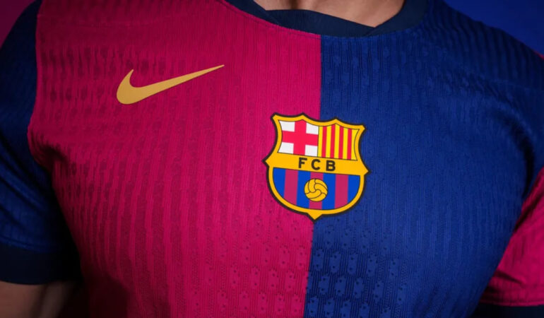 Barcelona presentó su nueva playera. FOTO: Cortesía Barcelona.es
