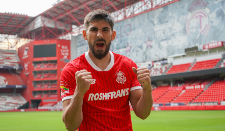 Bruno Méndez se convirtió en el nuevo refuerzo del Toluca / Foto: Cortesía Toluca