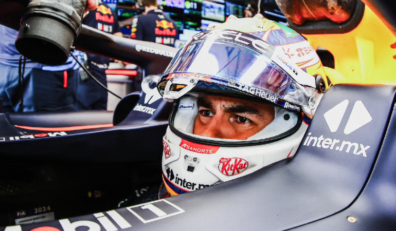 Checo Pérez sumó puntos en el GP de Hungría. Foto: @SChecoPerez