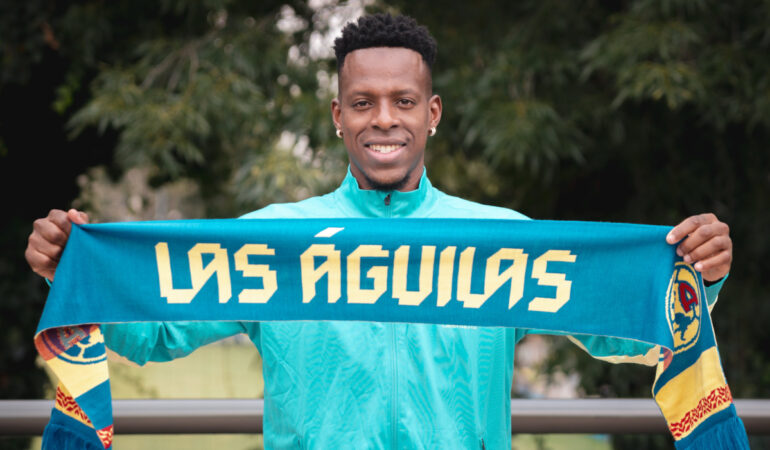 Cristian Borja ya es nuevo jugador de las Águilas. FOTO: @ClubAmerica