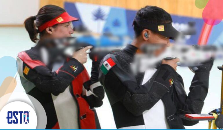 Goretti Zumaya y Edson Ramírez se quedaron cerca de pelear medalla. FOTO: @COM_Mexico