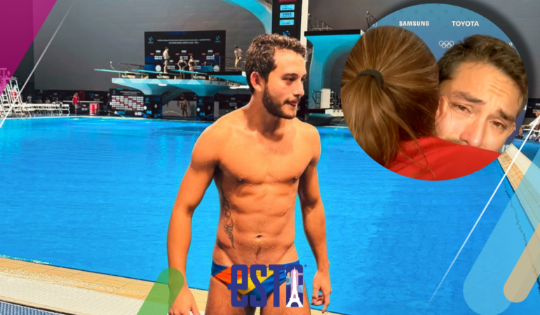 Kevin Berlín lloró desconsolado tras su eliminación de París 2024 / Foto: Instagram kevinberlin11
