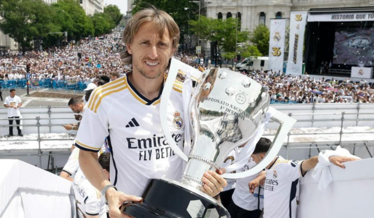 Luka Modric renovó un año más con el Real Madrid / Foto: IG Modric