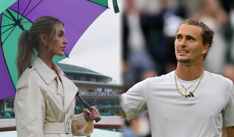 Morgan Riddle mandó un fuerte mensaje a Zverev y luego se disculpó / Foto: Instagram y AFP