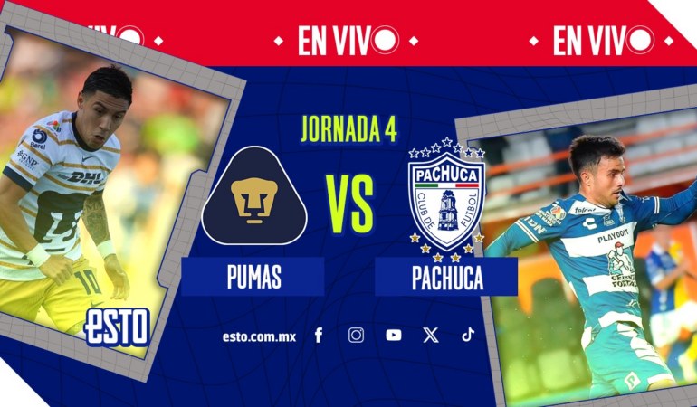 Pumas y Pachuca juegan en CU en la fecha cuatro / Foto: Abril Hernández