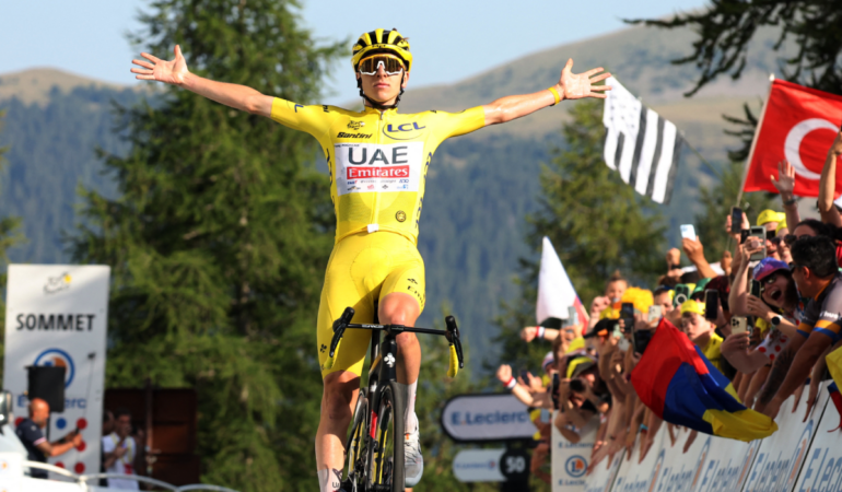 Tadej Pogacar se coronó en el Tour de Francia 2024 / Foto: Reuters