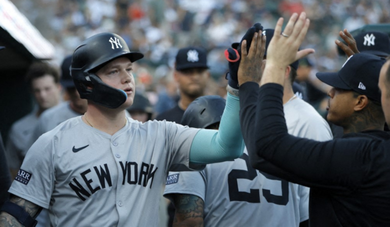 Alex Verdugo produjo una carrera para los New York Yankees