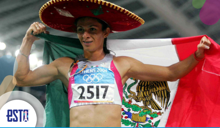 Ana Guevara ganó la plata en Atenas 2004. FOTO: MEXSPORT