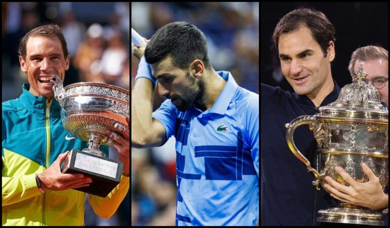 Durante más de 20 años, Nadal, Federer y Djokovic dominaron a placer los Grand Slams