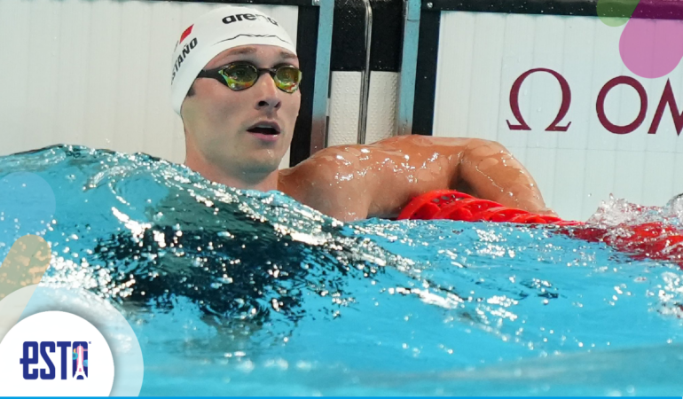 El nadador Gabriel Castano avanzo a las semifinales de París 2024. Foto_ @COM