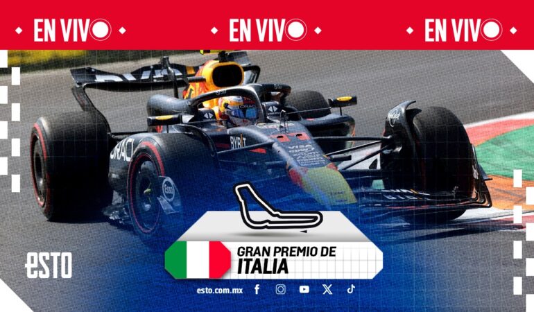 Gran Premio de Italia EN VIVO Sergio Pérez