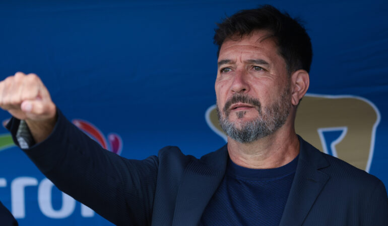 Gustavo Lema, satisfecho con el triunfo de Pumas sobre Whitecaps. FOTO: Mexsport
