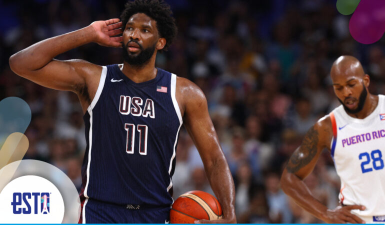 Joel Embiid, uno de los más abucheados por no representar a Francia. FOTO: Reuters