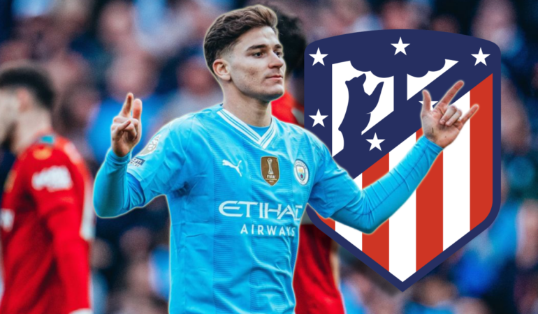 Julián Álvarez fue presentado con el Atlético de Madrid / Foto: IG Julián Álvarez