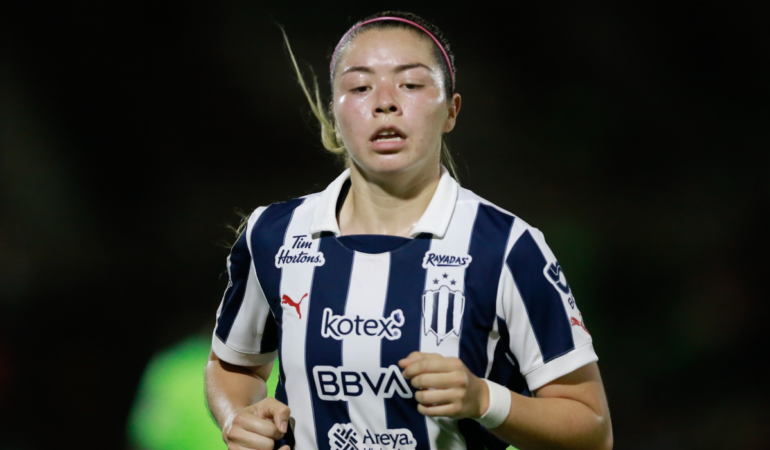 Katty Martínez espera ser campeona con Rayadas / Foto: Mexsport