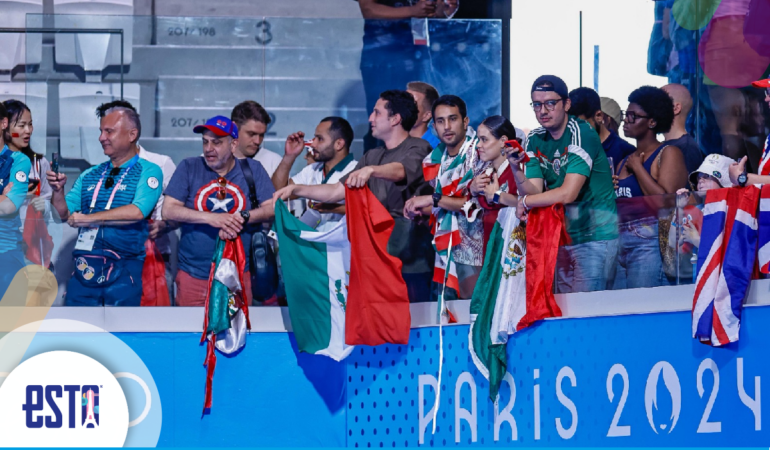 La afición mexicana ha sido un gran apoyo para los atletas que compiten en París 2024. Foto: Luis Garduño