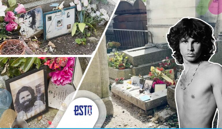 La tumba de Jim Morrison es de las más descuidadas en París Foto Juan Antonio Dávalos ENVIADO