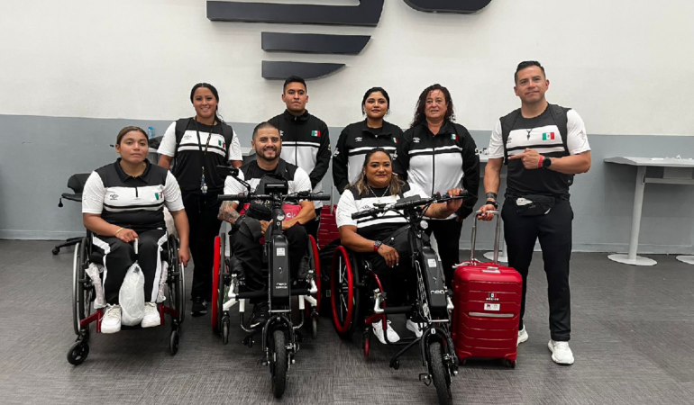 Los paratletas mexicanos que participarán en los Juegos Paralímpicos de París 2024. Foto: @COPAME