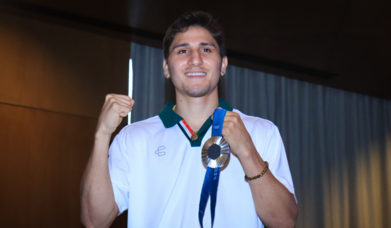 Marco Verde reconoció el apoyo de Mari José Alcalá / Foto: Oswaldo Figueroa