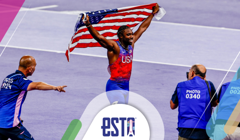 Noah Lyles ganó el olímpico de 100 metros / Foto: Luis Garduño / ENVIADO