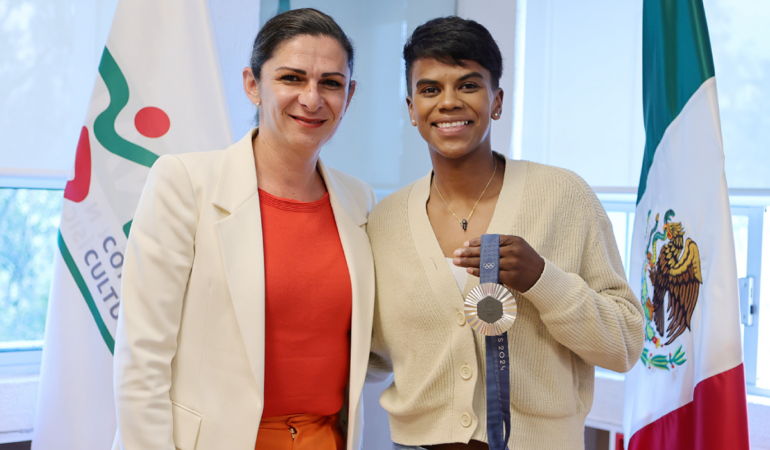 Prisca Awiti logró la primera medalla de judo para México / Foto: Cortesía Conade