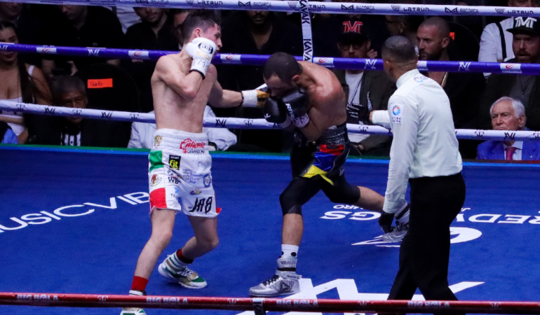 Rey Picasso tuvo una pelea bastante reñida en la Arena CDMX / Foto: Oswaldo Figueroa