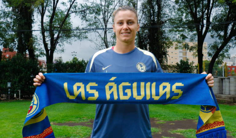 Sandra Paños, la portera ganadora que llegó al América Femenil. Foto: Oswaldo Figueroa