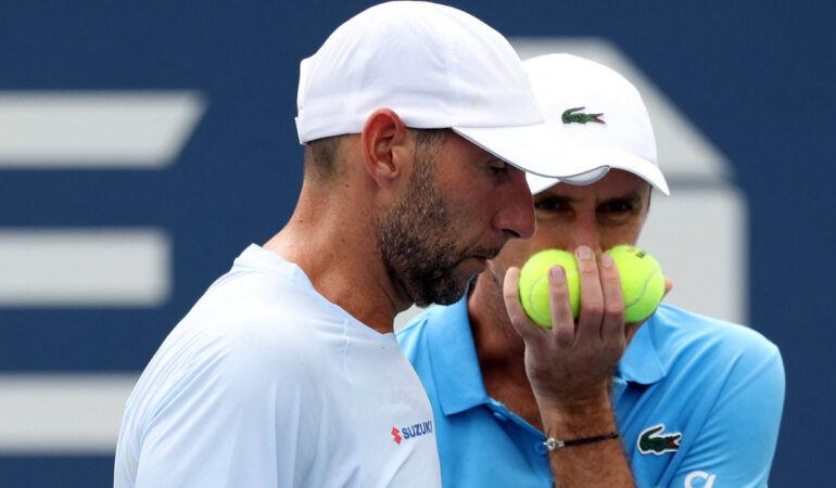 Santiago González se despide del US Open de manera casi inmediata. FOTO: AFP