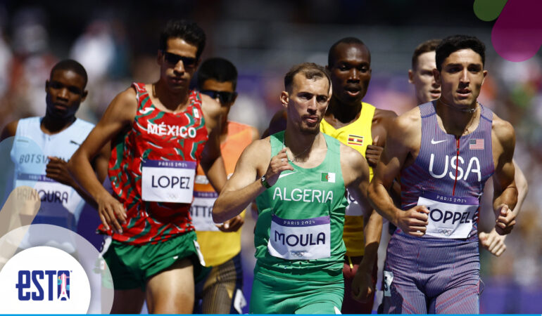 Tonatiú López correrá el repechaje en los 800m de París 2024. FOTO: Reuters
