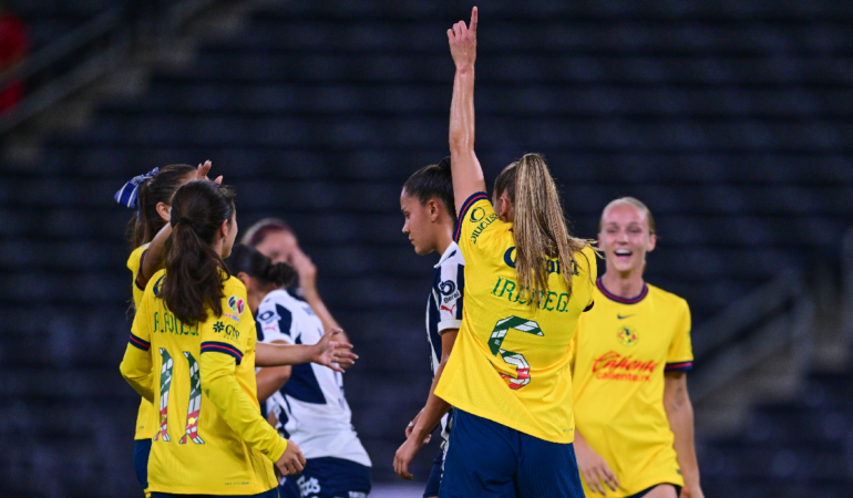 América Femenil no tuvo piedad y venció a Rayadas. Foto: Mexsport