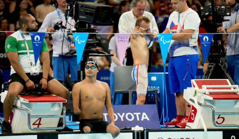 Ángel Camacho se consagra en los Juegos Paralímpicos de París 2024. Foto: Cortesía