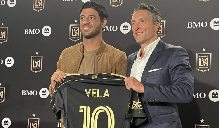 Carlos Vela está de vuelta en el LAFC. Foto: @JustinRuderman_