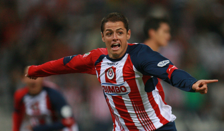 Chivas recuerda el debut de Javier Hernández con el Rebaño Sagrado. Foto: Mexsport