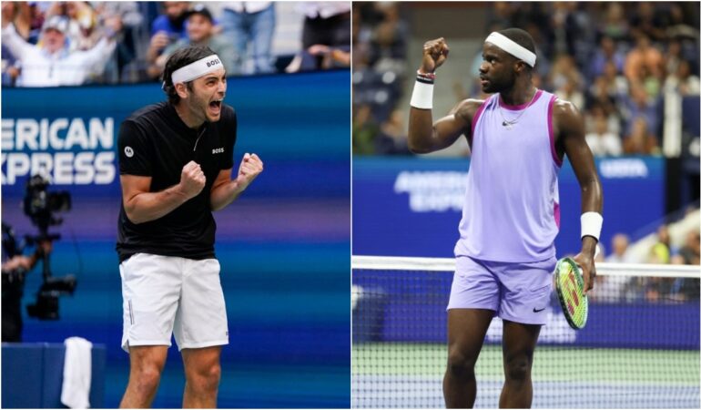 Fritz y Tiafoe se enfrentan en la semifinal del US OPEN. FOTOS:AFP