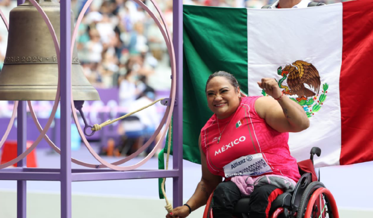 Gloria Zarza gana medalla de oro foto_ @Conade